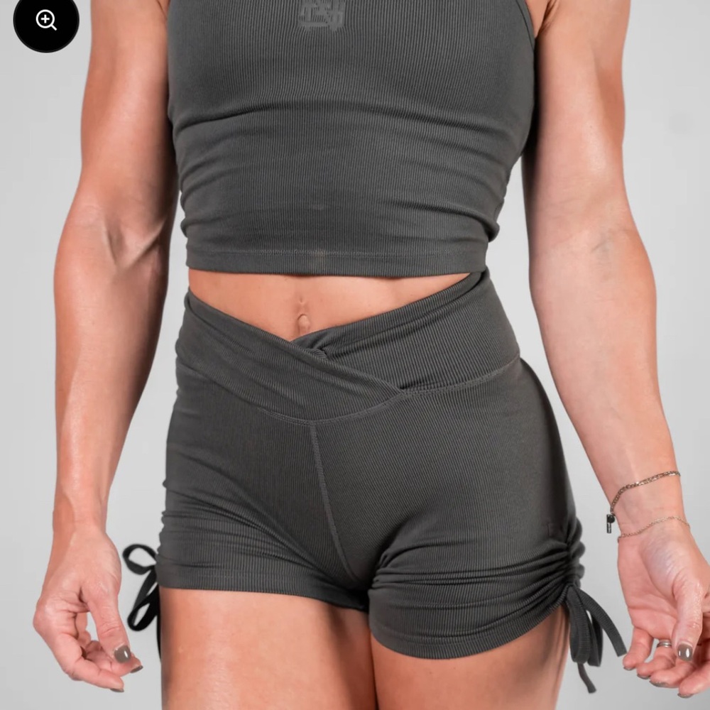 FNF Ribbed Black Shorts